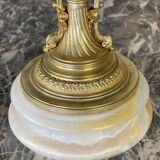 Coupe en onyx et bronze doré vers 1880