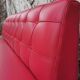 Red leatherette sofa, 1970s