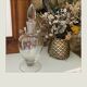 Glass carafe, 40-50s faceted cap