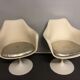 Pair of Tulip swivel chairs by Eero Saarinen for Knoll International, 1960s.