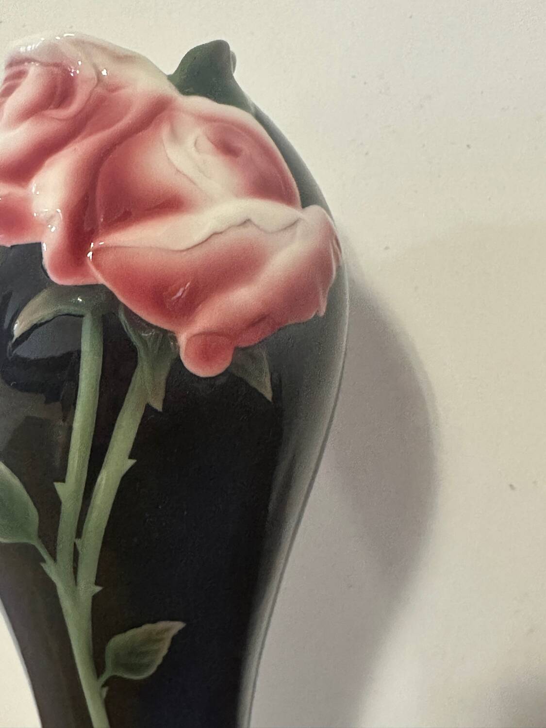 Art Nouveau porcelain vase signed Franz