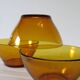 3 yellow amber glass bowls from Duralex in very good condition