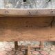 Old farmhouse table made of solid wood