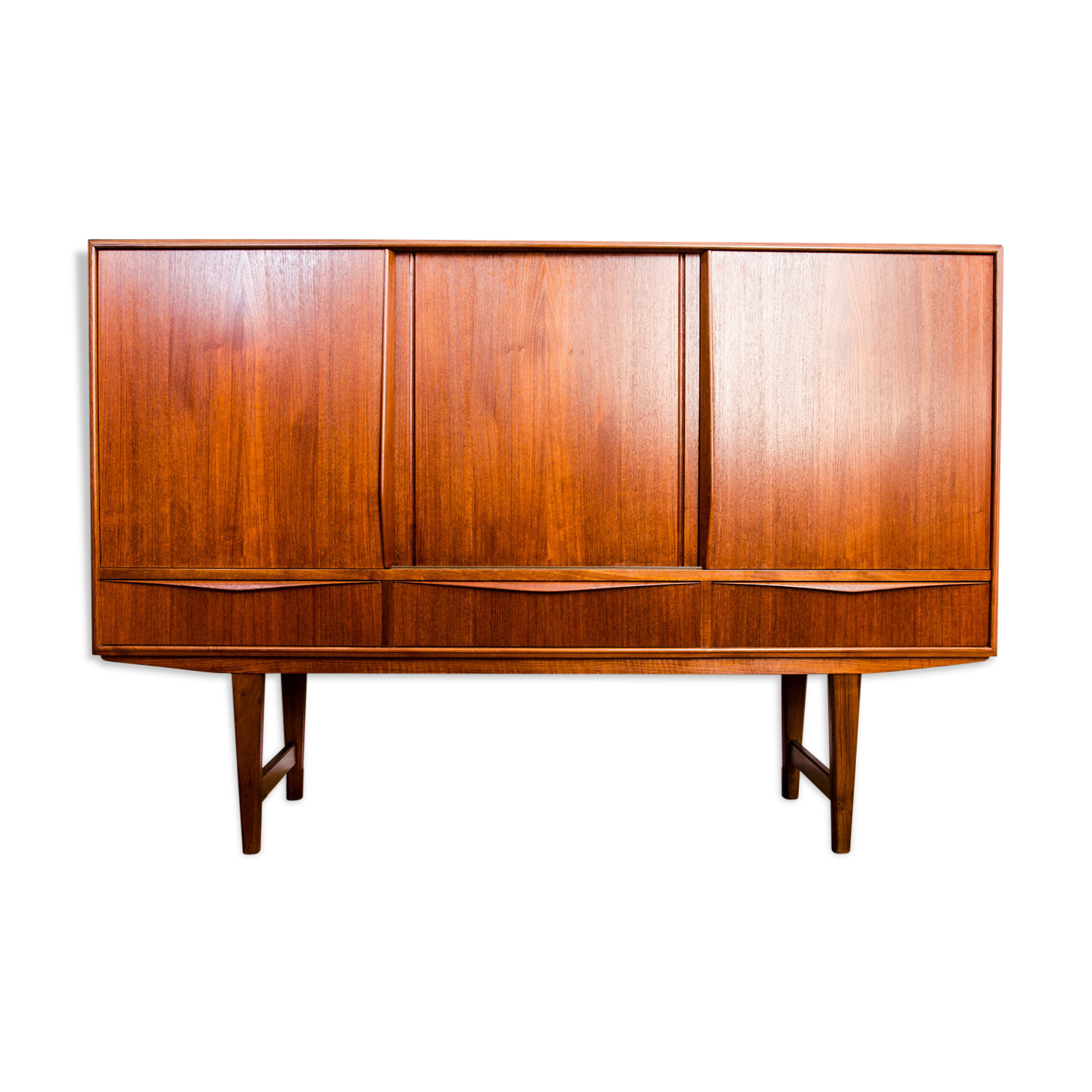Highboard by E. W. Bach for Sejling Skabe, 1957