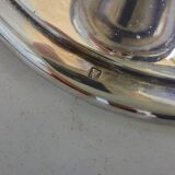Silver metal design candle holder
