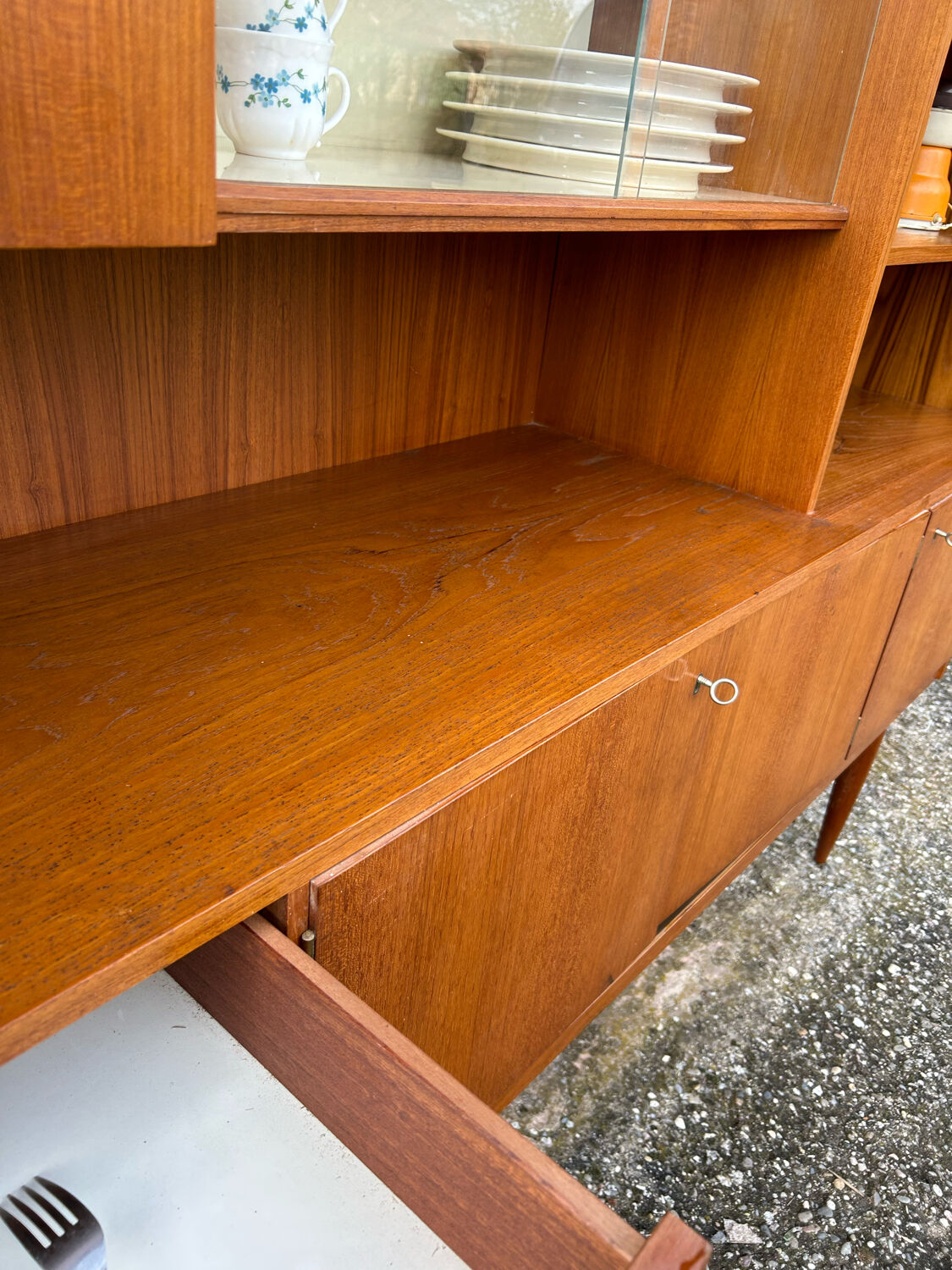 Vintage Scandinavian footwalk compass