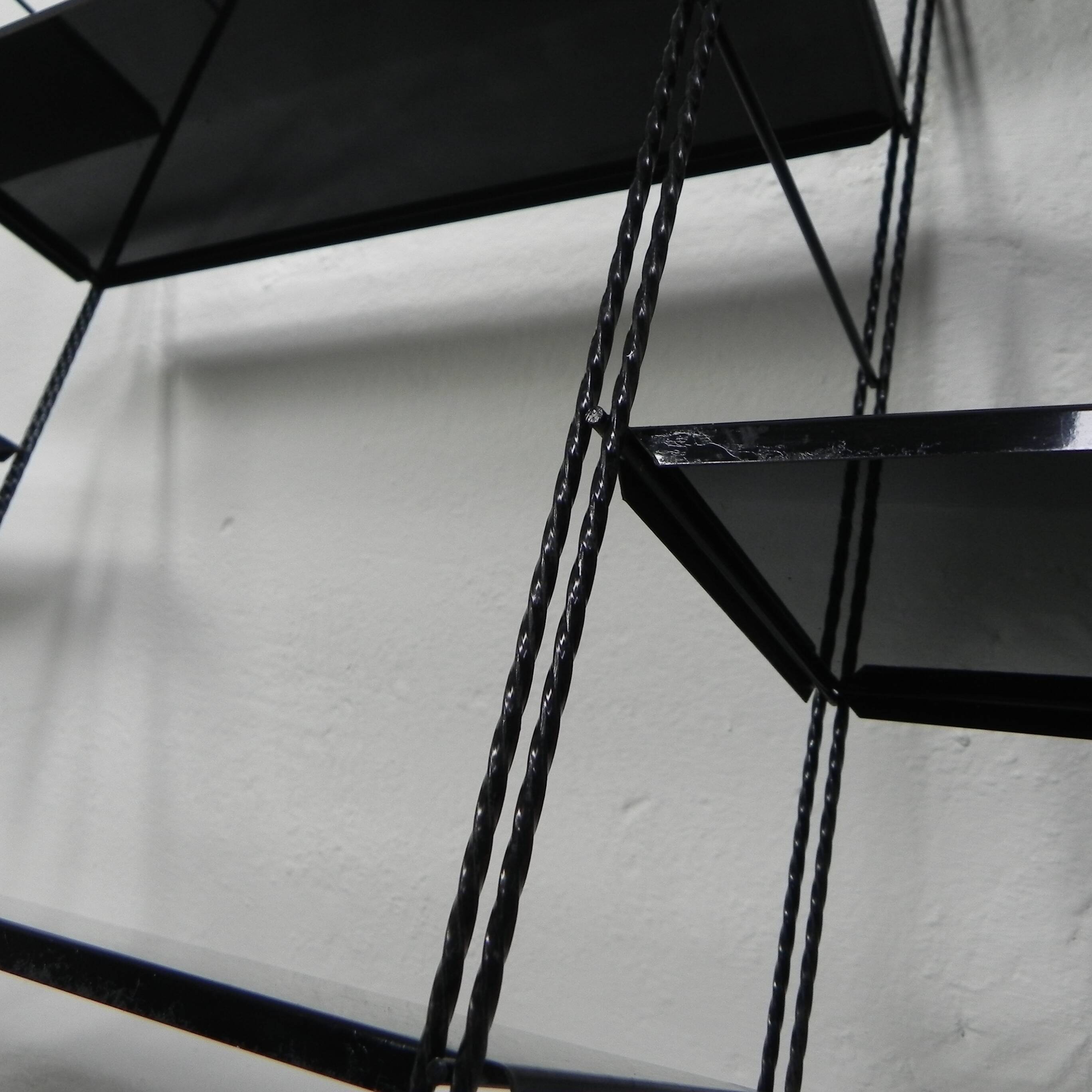 Vintage modular wall rack, wall unit, 1960s