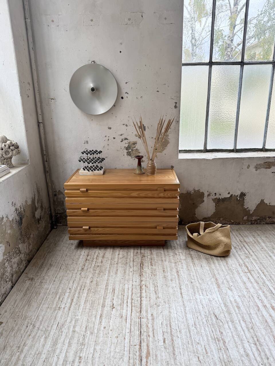 Solid oak chest of drawers Regain XL