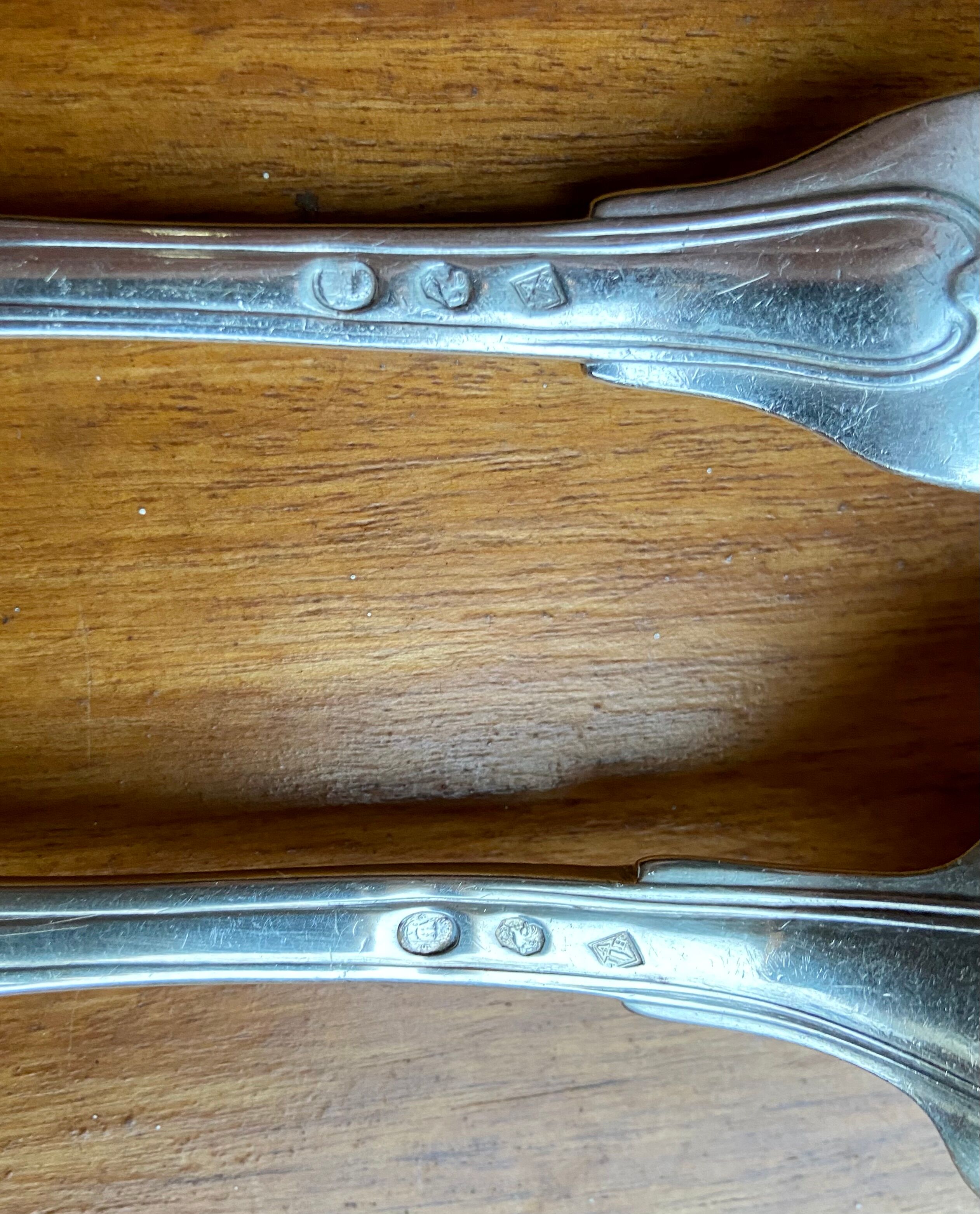 Solid silver cutlery farmers general