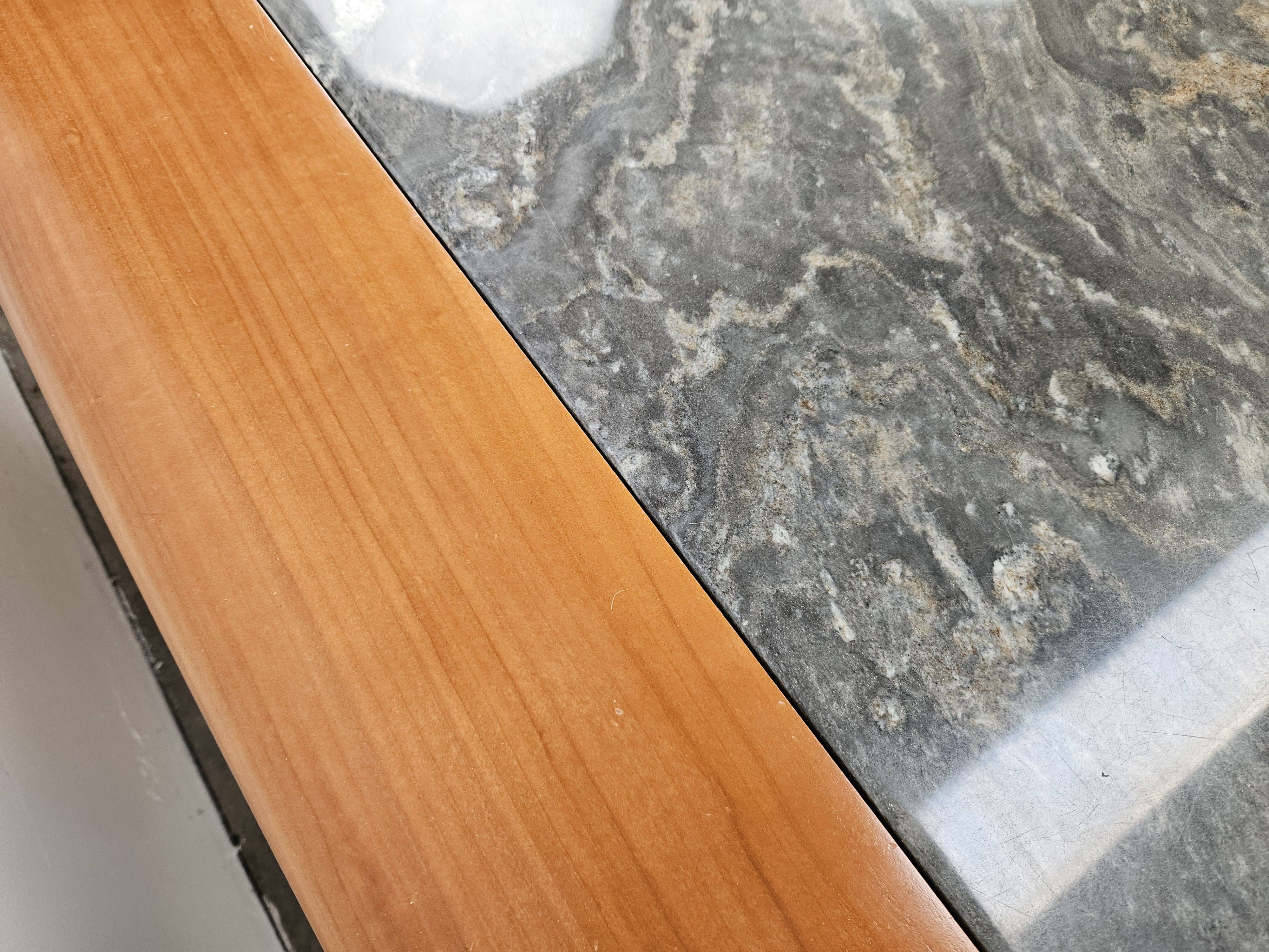 Coffee table with marble top by Hohnert Design, Germany, 1960