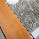 Coffee table with marble top by Hohnert Design, Germany, 1960
