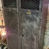 Old riveted workshop cloakroom