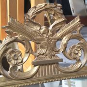 Table mirror in gilded wood in the Louis XVI style.