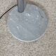 Arc floor lamp with wooden base and 5 lights Agemob MCM style