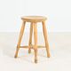 Danish Beech Stool, c.1960