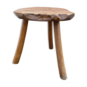Table d’appoint en bois brut