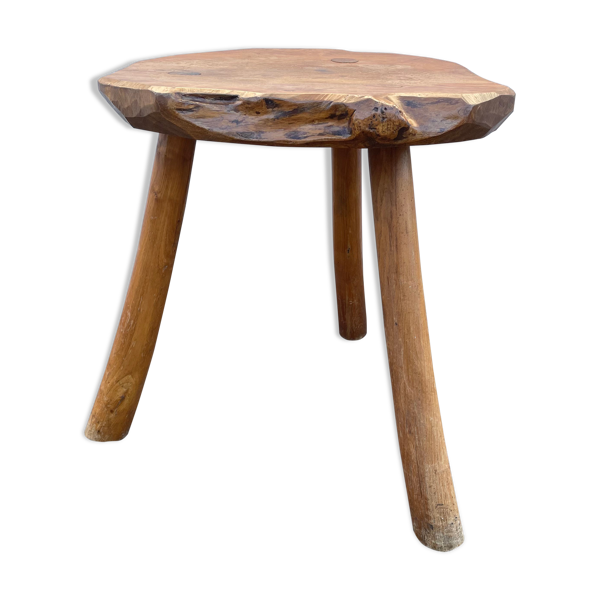Table d’appoint en bois brut
