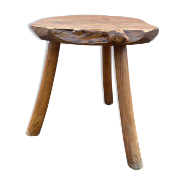 Table d’appoint en bois brut
