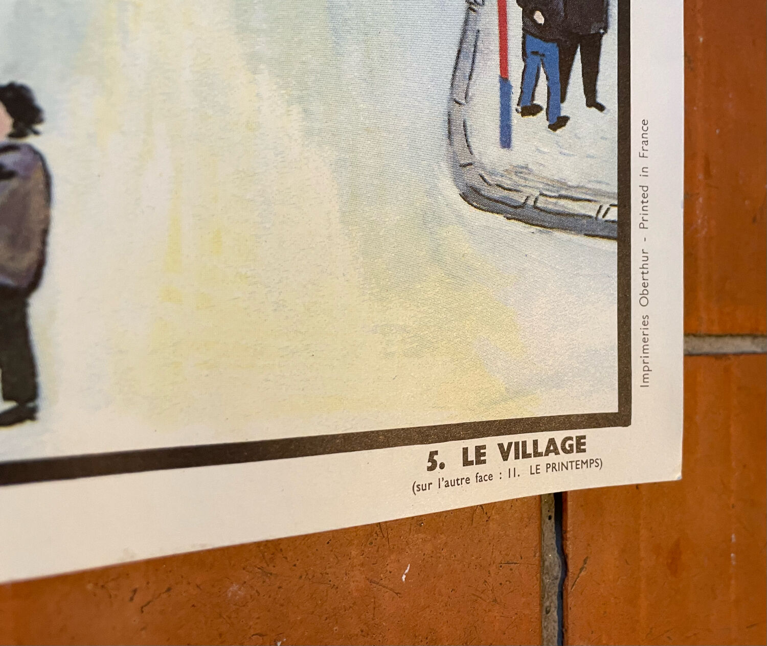 Ogé-Hachette poster "spring / village"