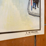 Ogé-Hachette poster "spring / village"