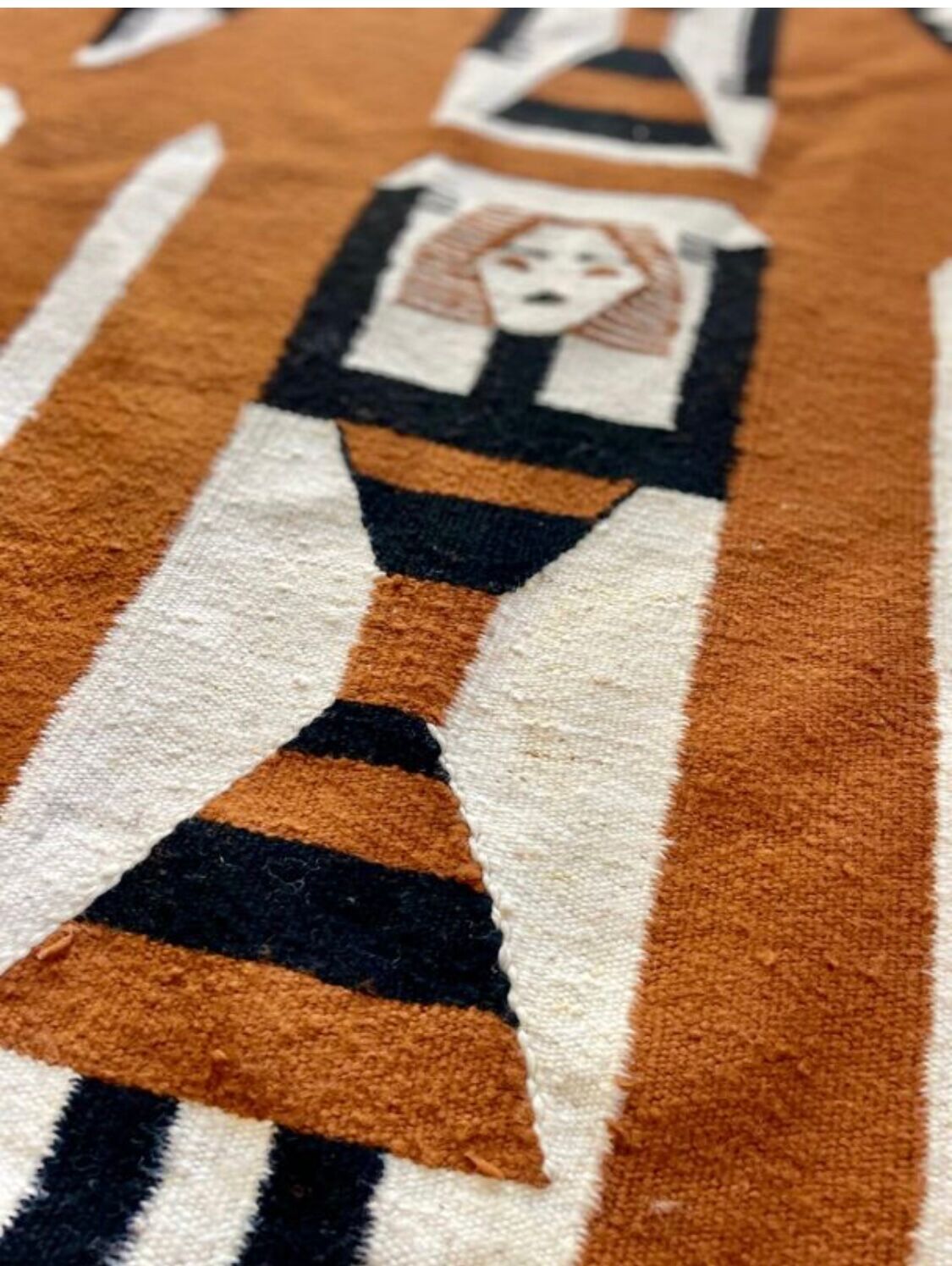 Handmade Peruvian wool rug