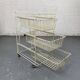 Vintage vegetable locker 3 baskets on wheels
