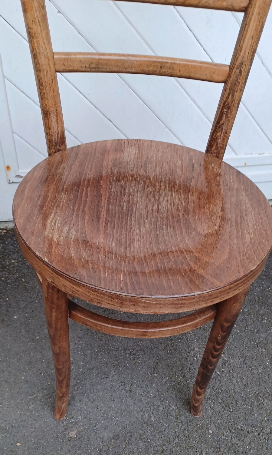 Pair of Baumann bistro chairs