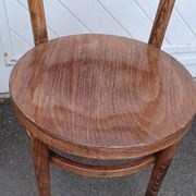 Pair of Baumann bistro chairs