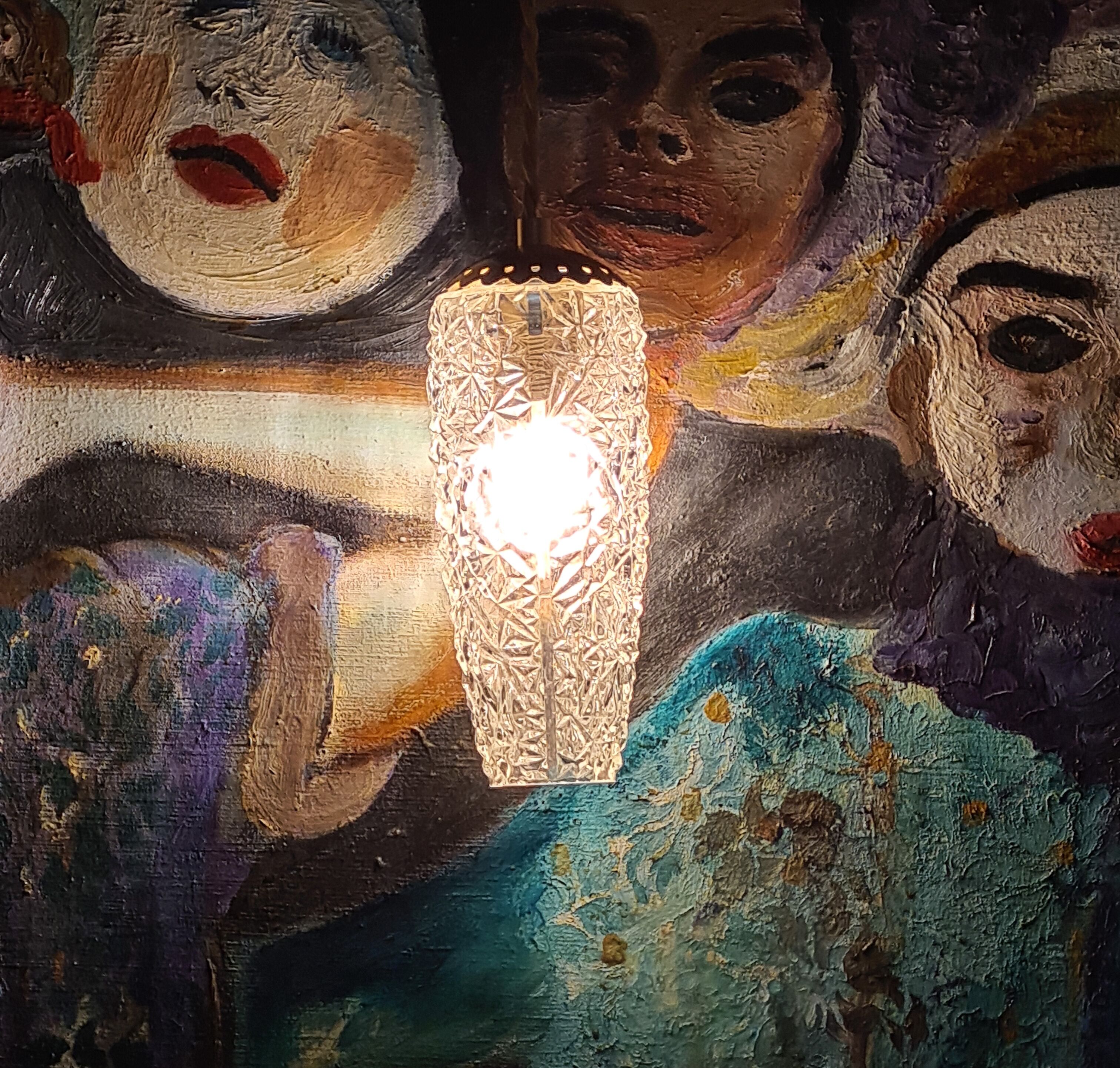 vintage glass walker year 50 60