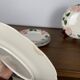 Set of 9 Villeroy & Boch "Wild Rose" dessert plates, 1970