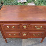 Parisian jumping chest of drawers, 2 drawers, Louis XVI style
