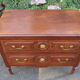 Commode sauteuse parisienne, 2 tiroirs, style Louis XVI