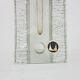 Vase solitaire, en verre transparent, conçu par H. Düsterhaus, Walther Glas,
