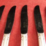 Service of 12 silver metal entremets Regency Sheffield