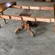 Table ovale à manger Napoléon III avec 3 allonges