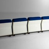Modular "Amanta 24" sofa by Mario Bellini in premium cobalt blue, Italy 1975