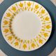 Set of 6 flat plates Lys - Digoin Sarreguemines