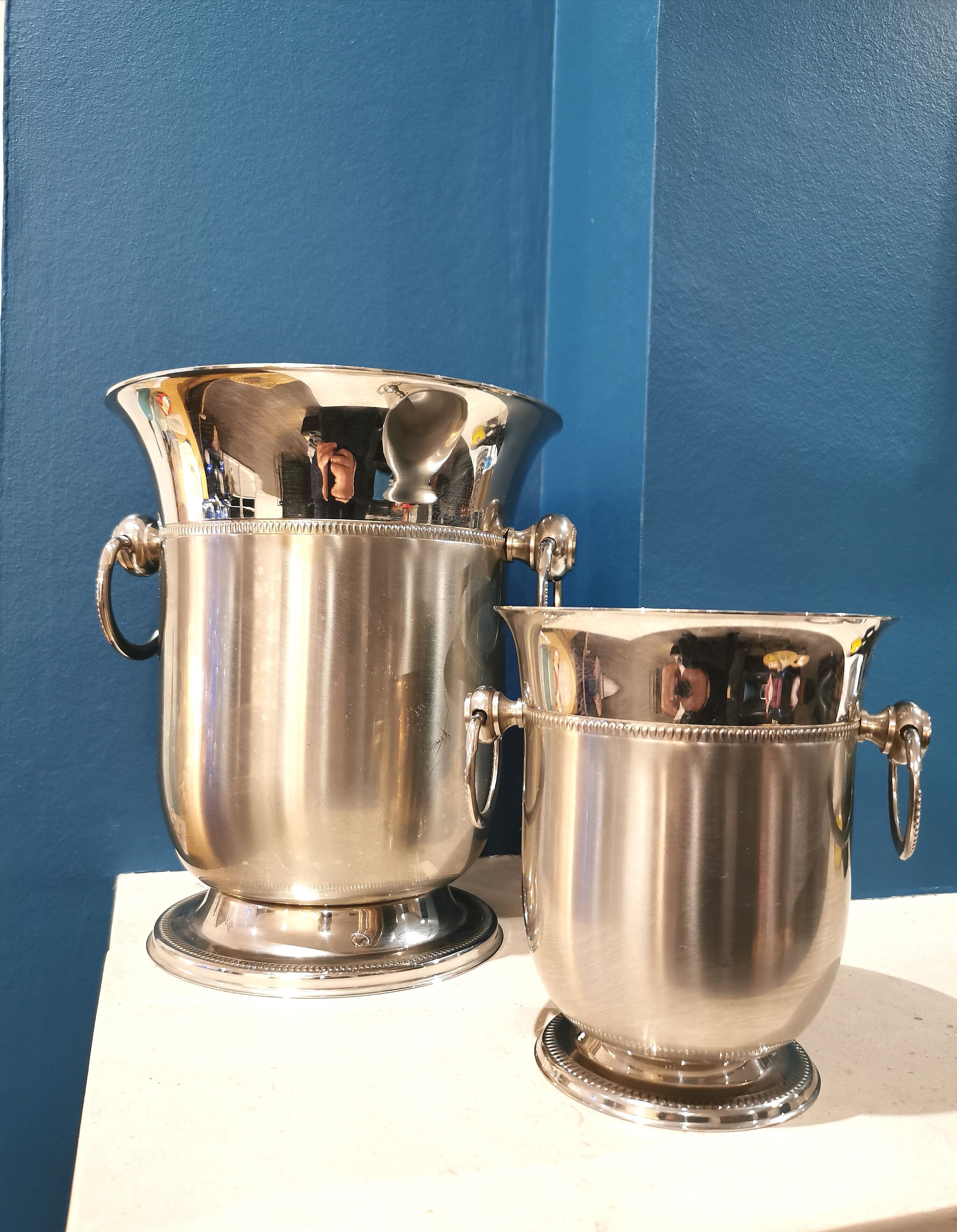 Champagne and ice buckets