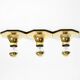 Set of three 1970s wall or ceiling lamps by Motoko Ishii for Staff Leuchten