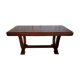 Art-deco table in oak