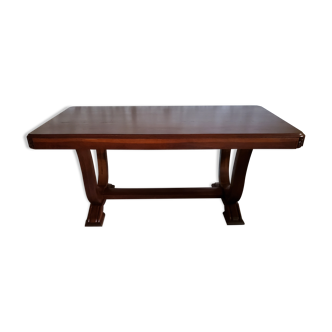 Art-deco table in oak