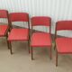 Ensemble de quatre chaises maurice pré 1950