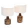 Pair of Sun series table lamps by Søholm for Bornholm