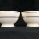 Pair of bowls in earthenware of Badonviller