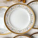 6 petites assiettes vintage en porcelaine blanche dorée winterling bavaria