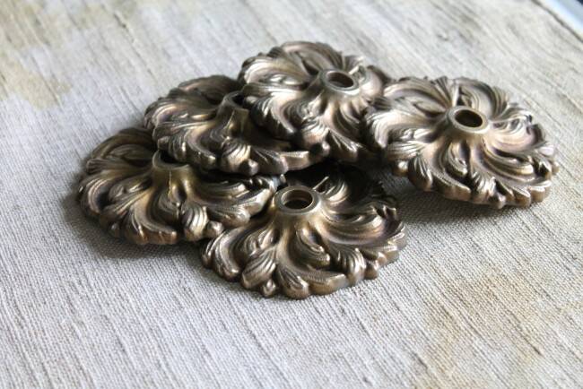 1 bronze decoration, bronze cover, furniture decoration, handle trim, locksmithing, 3343