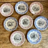 Talking plates “Automobiles” Saint Amand & Hamage