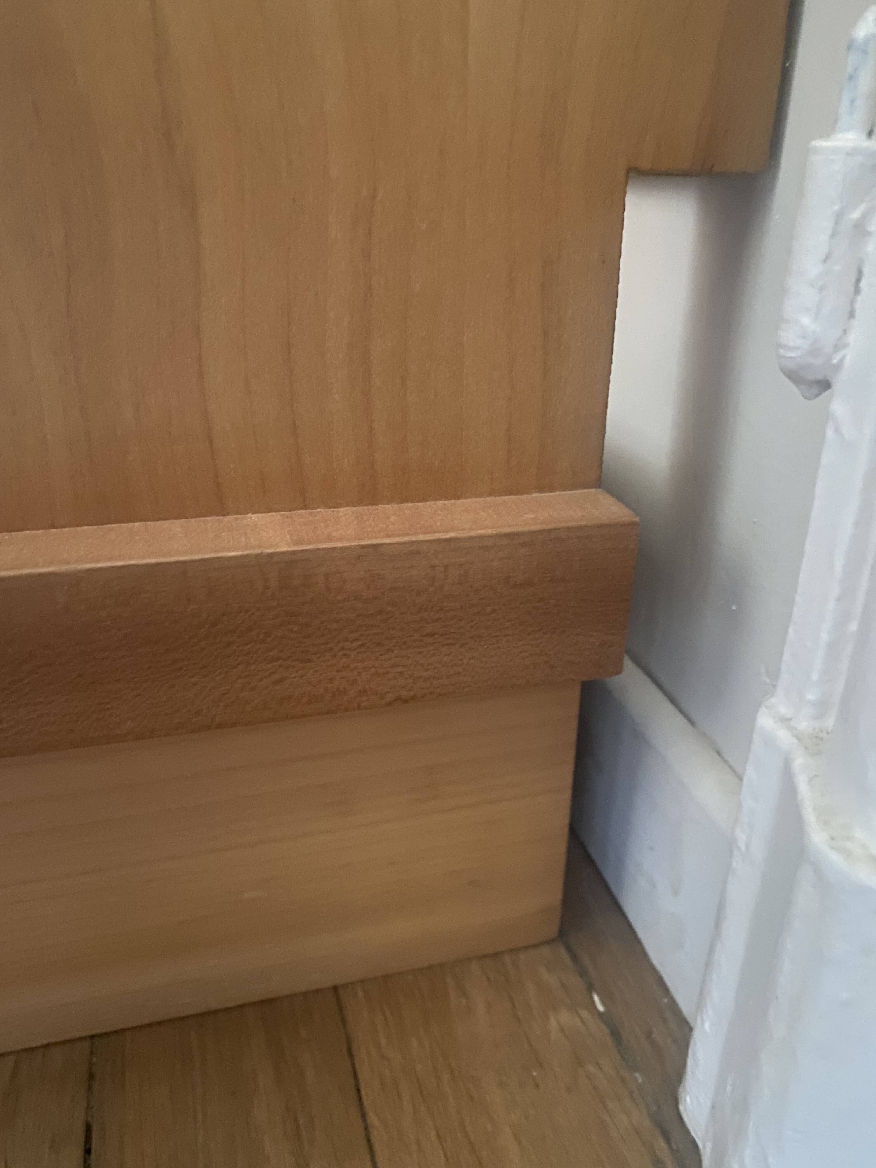 Modular library in solid wood