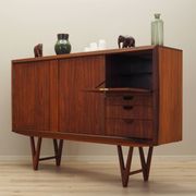 Buffet haut en teck, design danois, années 1960, designer : Kurt Østervig