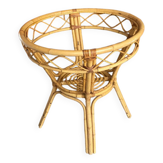 Rattan table base